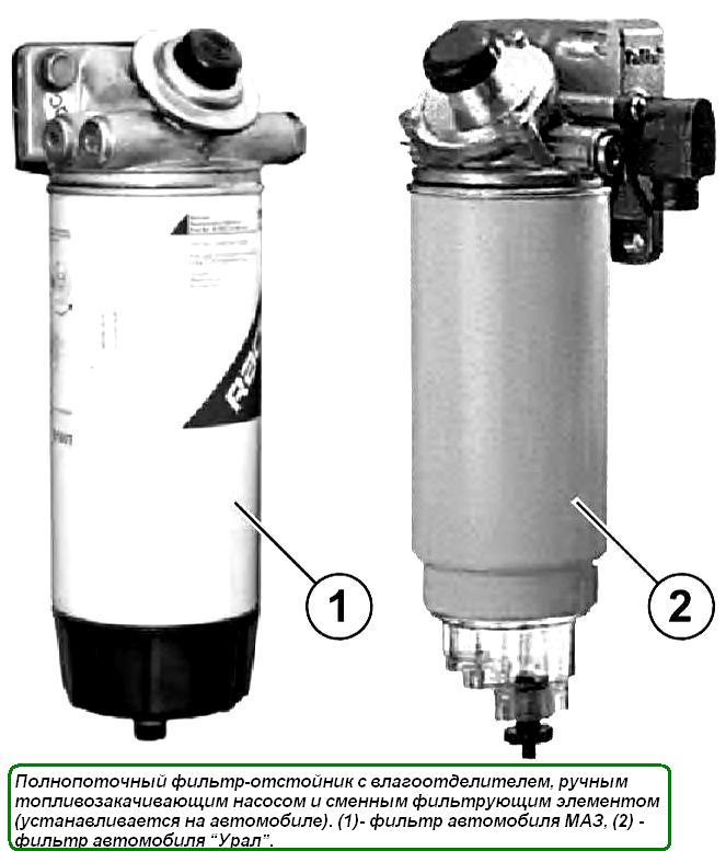 Фильтр топливный грубой очистки маз