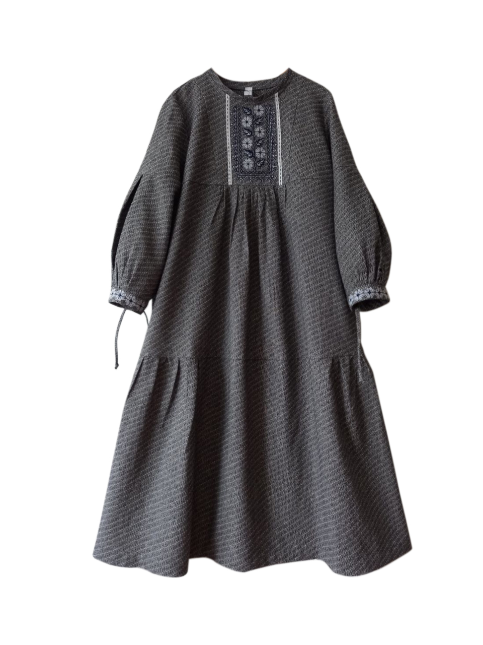 Аленушка. Платье миди с вышивкой в этностиле PL-42-5304
