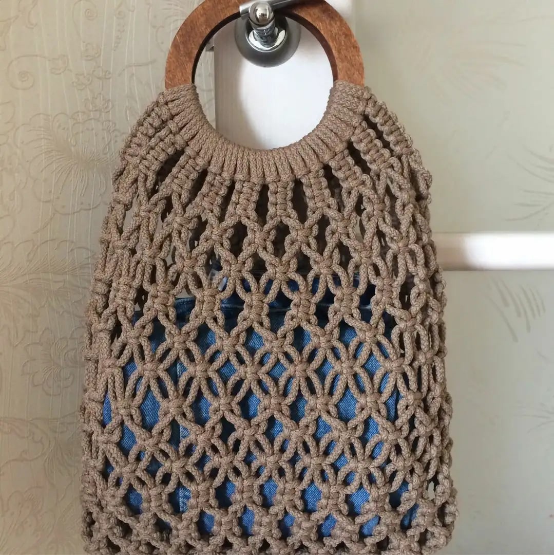 Шнур для вязания сумок крючком