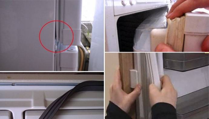 Замена уплотнителя дверцы холодильника 