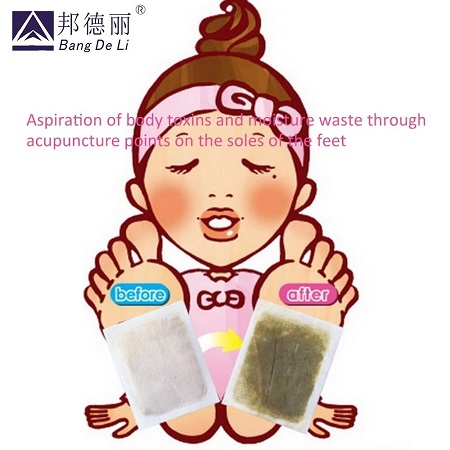 Детокс пластырь на стопы ног Foot Patch Natural_ от Bang De Li_видимые результаты