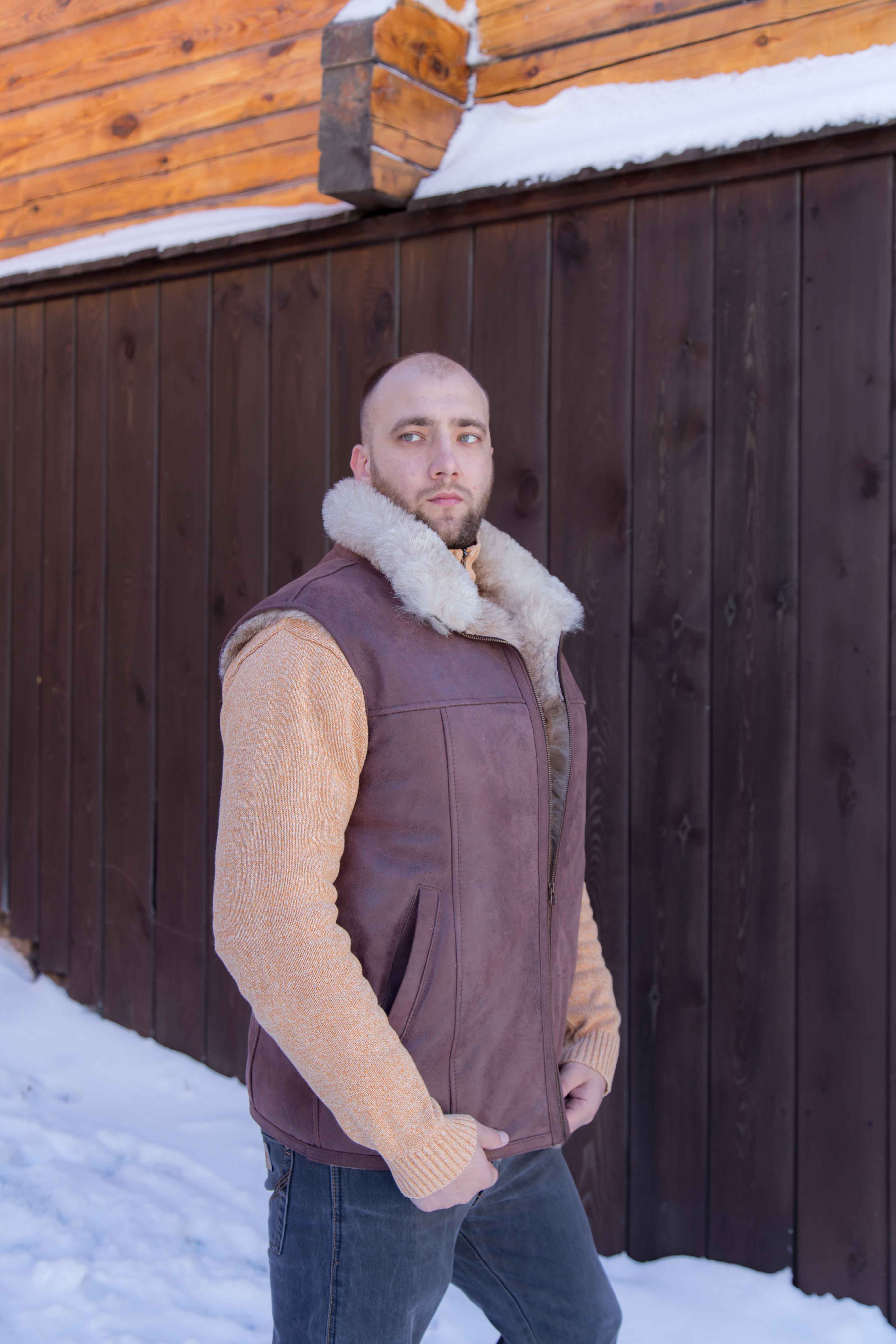 sheepskin vest