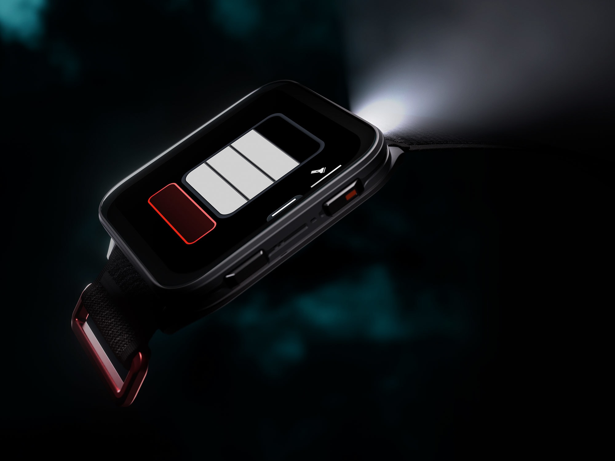 Умные часы Garmin Venu X1 мягкий золотой с титановой задней крышкой и нейлоновым ремешком цвета французский серый: Свет, когда он нужен