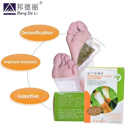 Детокс пластырь на стопы ног Foot Patch Natural_ от Bang De Li
