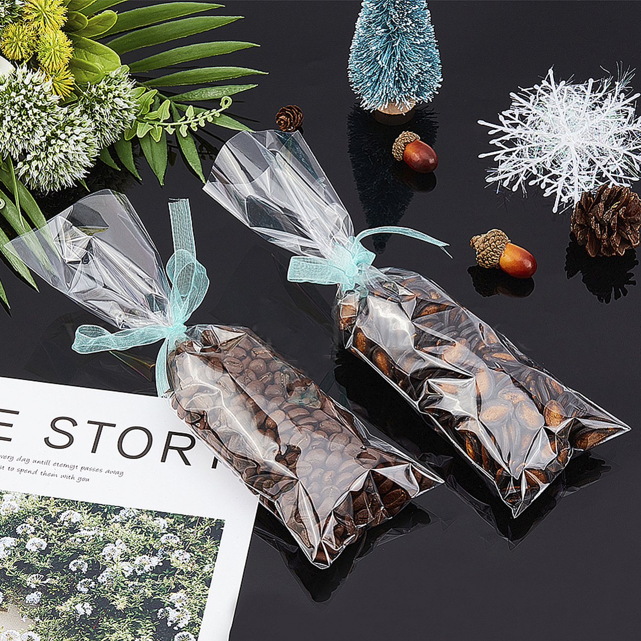 transparent-packaging-bags-without-valve-384 Пакеты 5х25 см БОПП без клеевого клапана