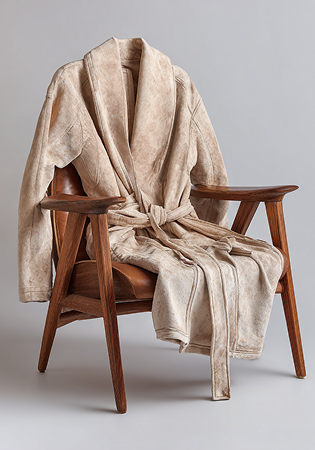 Тренчкот из натуральной замши