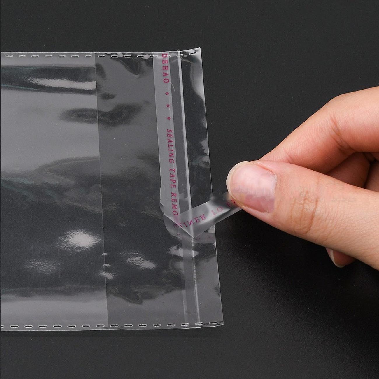 Пакеты 6,5х23+3 см БОПП с клеевым клапаном, усиленные швы Пакеты 6,5х23+3 см БОПП с клеевым клапаном, усиленные швы