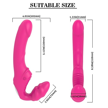 Безремневой анатомический G-spot Strapon HWOK