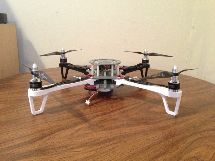 квадрокоптер дрон модель для 3д принтера