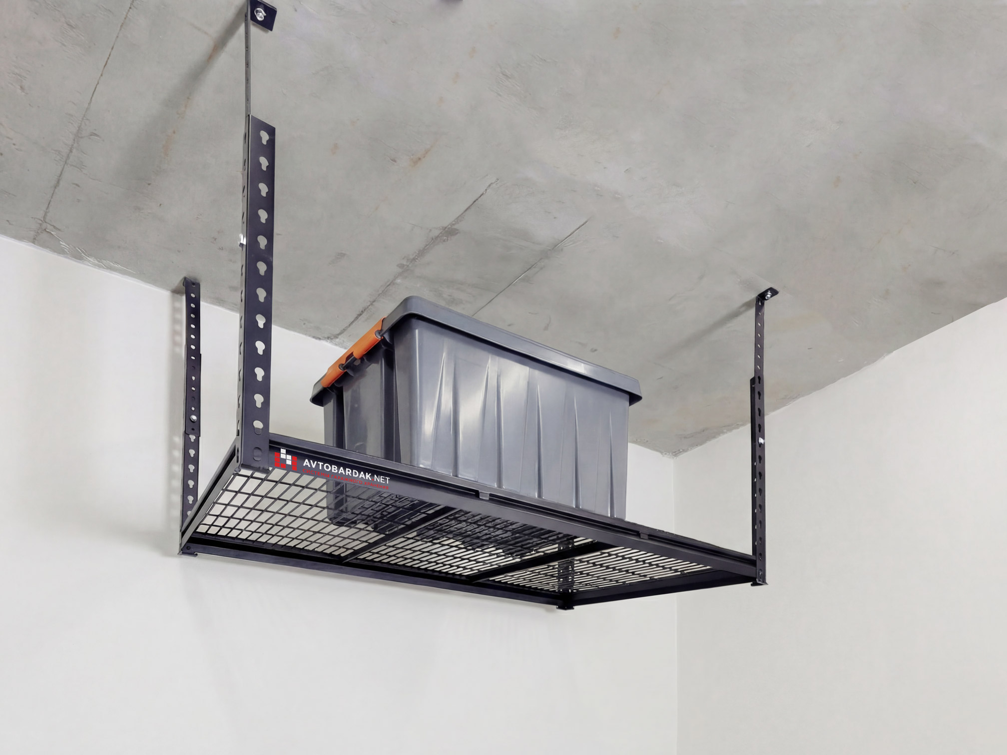 Потолочная полка металлическая