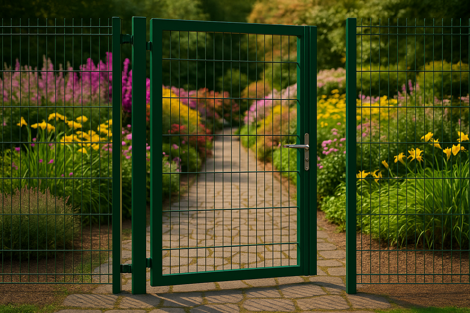 Калитка 3Д  Калитка 3Д правое открывание КП 1500.1000 (калитка/петли/шпингалет под замок)