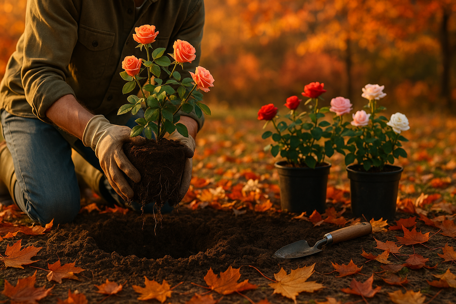 Пересадка розы осенью в горшке: процесс подготовки и ухода
