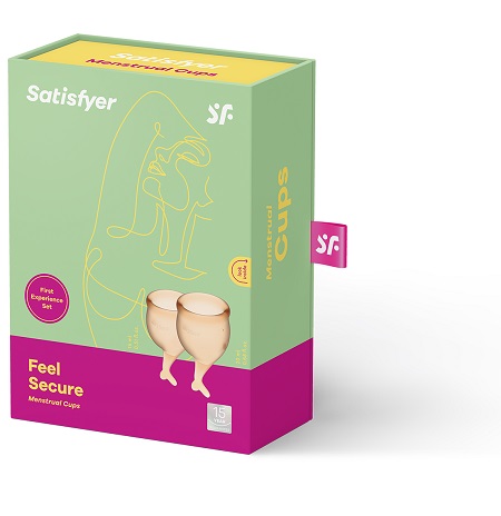 Набор менструальных чаш Satisfyer Feel_Secure, Оранжевые