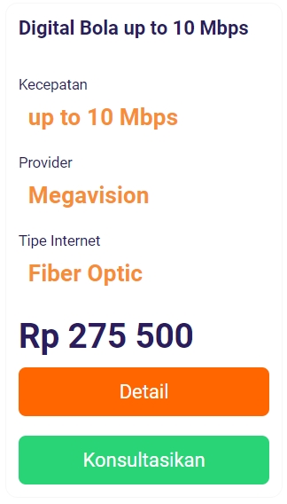 Digital Bola up to 10 Mbps