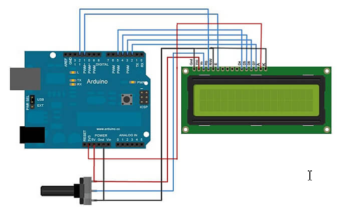 Схема i2c lcd 1602