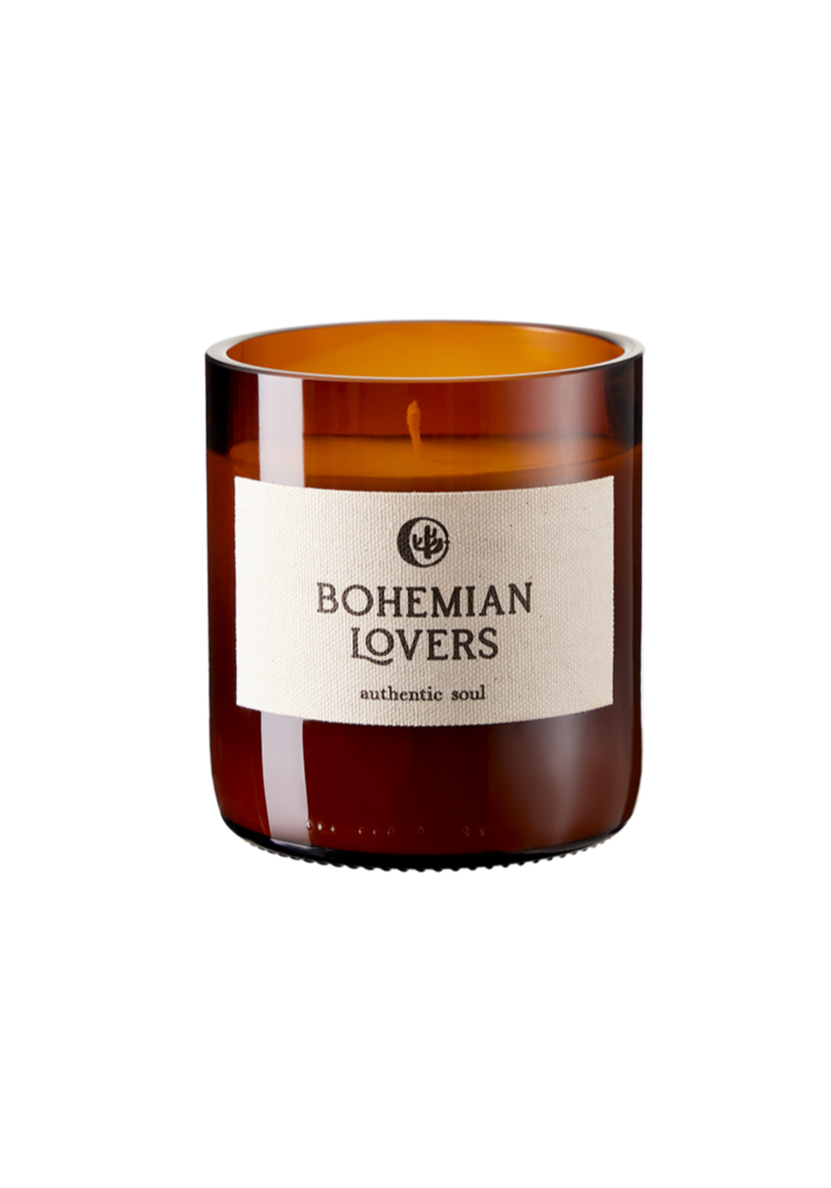 Свеча в стеклянном стакане Bohemian Lovers с ароматом Sattva / Bohemian Lovers