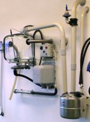 Молочная колба/линия с молочными насосами для молокопровода SAC