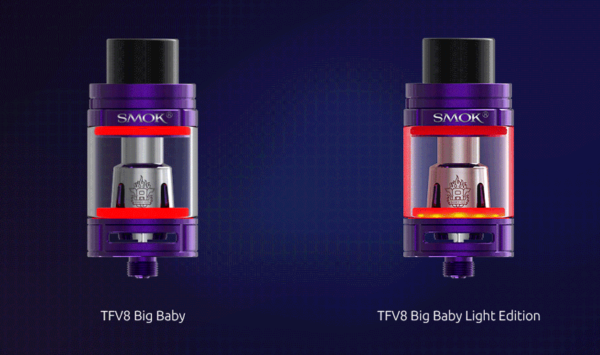 SMOK TFV8 Big Baby Light Edition vs SMOK TFV8 Big Baby