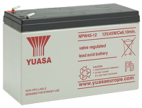 Аккумуляторы для источника бесперебойного питания Yuasa NPW 45-12