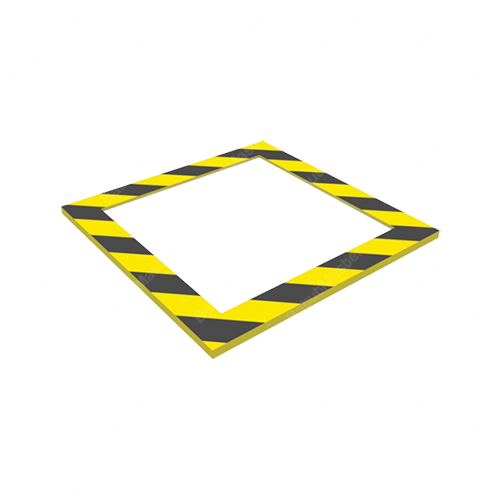 Платформа с прозрачным окном квадратная