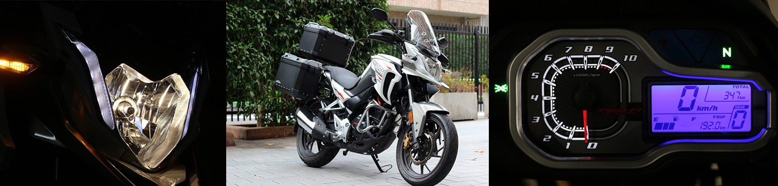 стильный мотоцикл для путешествий по России