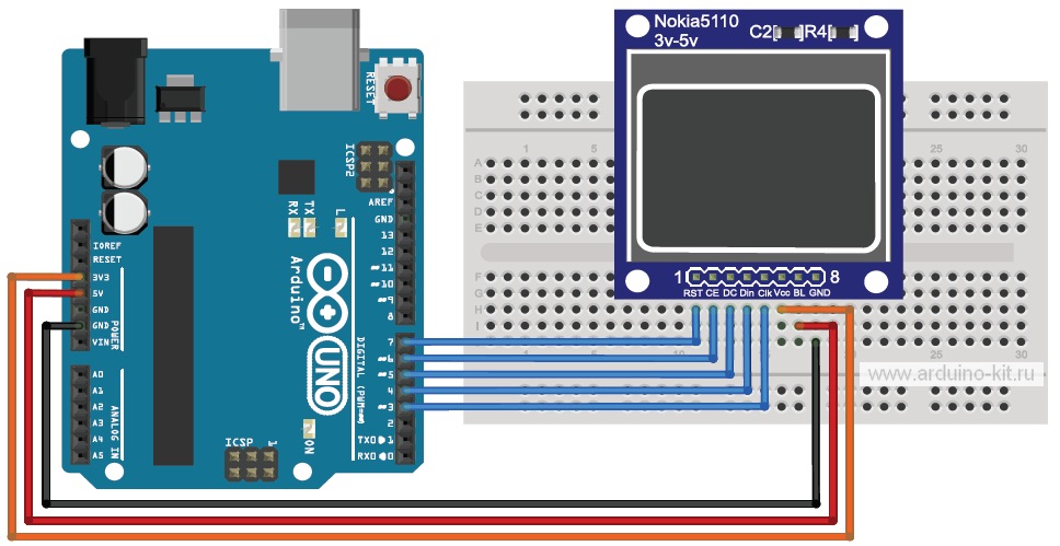 Arduino проект www.arduino-kit.ru