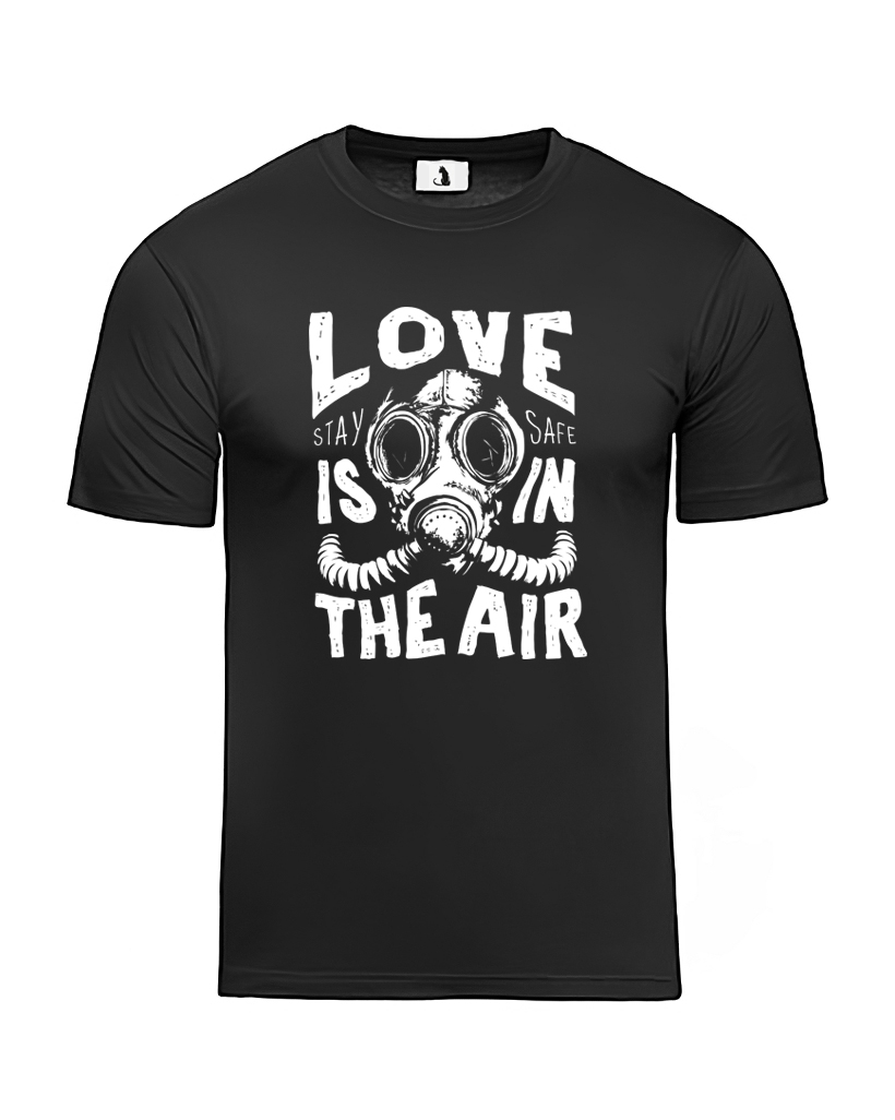 Футболка Love is in the air unisex классического прямого кроя