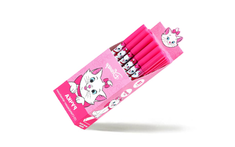 Ручки стирающиеся с котиками