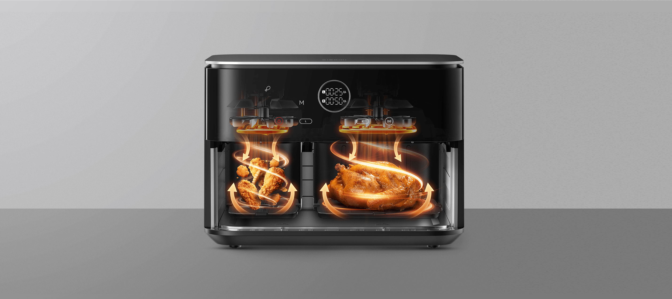 Аэрогриль Xiaomi Dual Zone 10L MAF-D1001-описание-2 Аэрогриль Xiaomi Dual Zone 10L MAF-D1001-описание-2.jpg