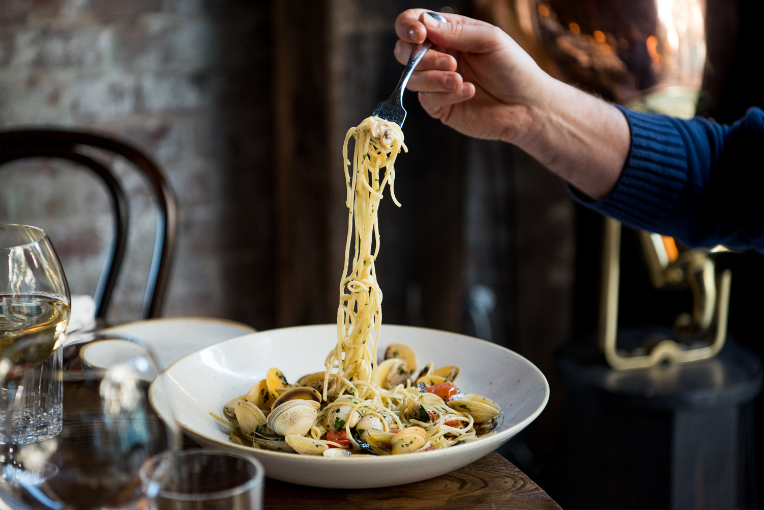 Паста с креветками и соусом из болгарского перца — рецепт с пастой Grand Di Pasta