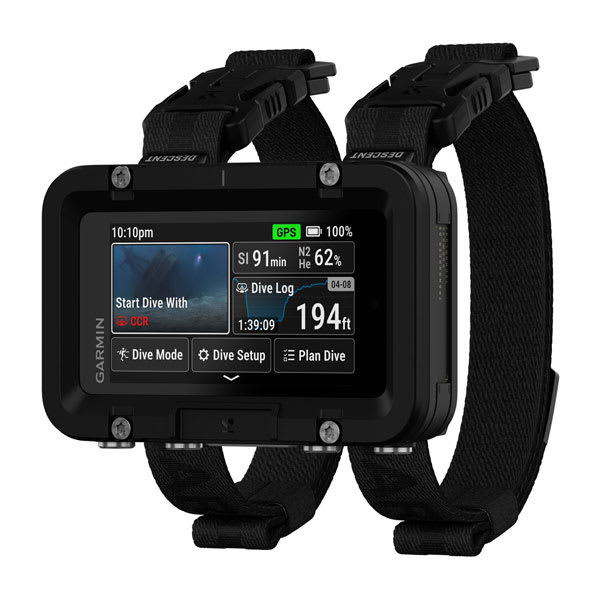 Умный подводный компьютер Garmin Descent X50i, официальный ракурс 1