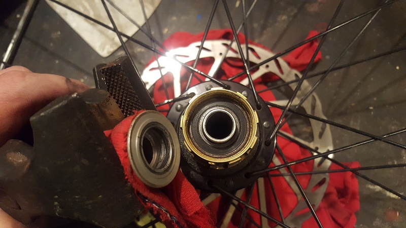 Стопорная гайка задней втулки Hope pro 2 evo