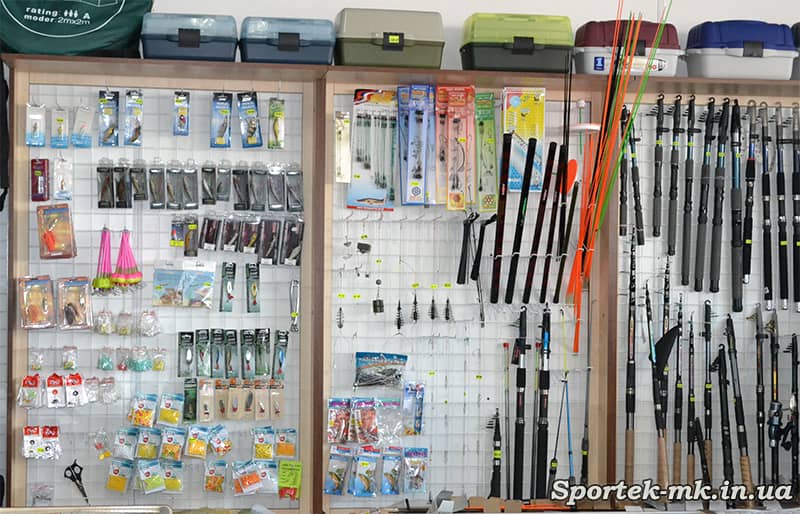Рыболовные товары в магазине "Дом Спорта" в Николаеве