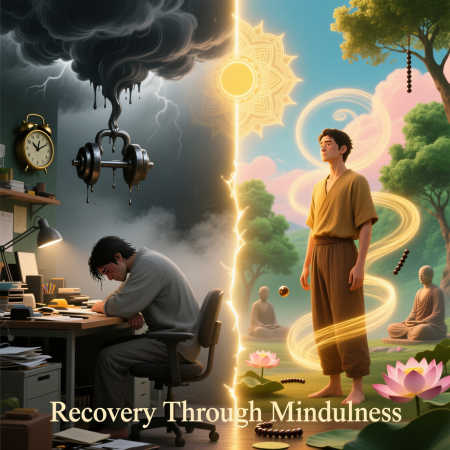 <img src="emotional-burnout-recovery-treatment-online-2026.jpg" alt="Emotional burnout treatment and recovery transformation through online meditation and Super Jump methodology for complete healing in 2026">