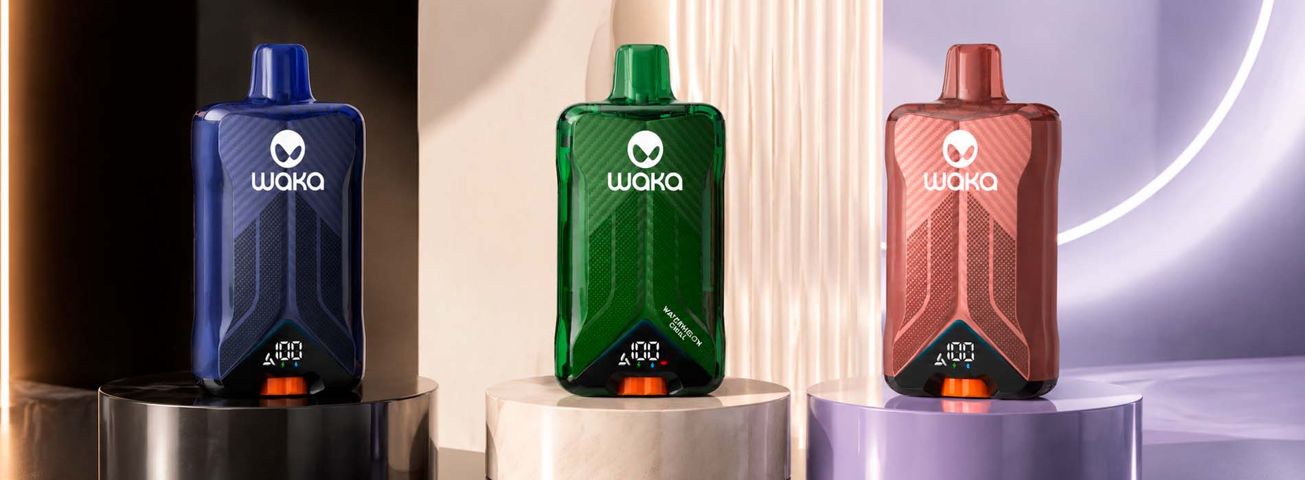 WAKA Double, VOZOL GEAR ICE&SWEET и DUALL NICBAR в сравнении