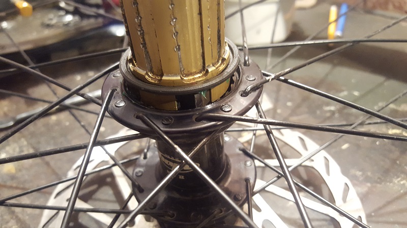 Установка барабана втулки Hope pro 2 evo