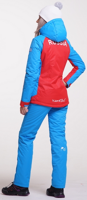 Утеплённый лыжный костюм Nordski National Red