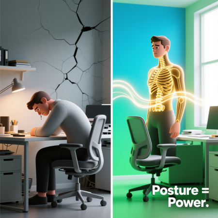 <img src="posture_transformation-2026.jpg" alt="Before and after posture transformation - correct versus incorrect posture comparison showing improved health and confidence">