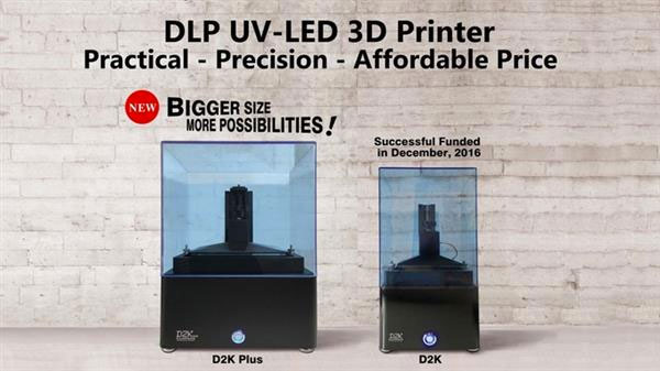 3D-принтер для смолы №1: D2K Plus