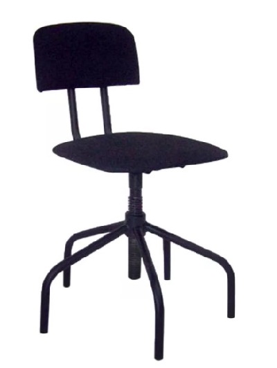 Промышленный стул швейный винтовой со спинкой для портного