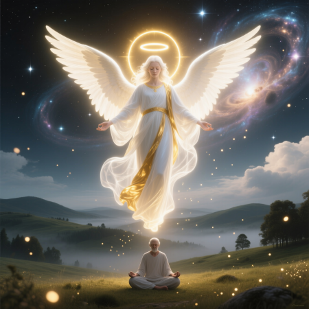 <img src="guardian-angel-divine-protection.jpg" alt="Luminous guardian angel protecting and guiding a meditating person in spiritual transformation">