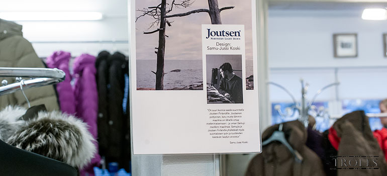 Дизайнерская коллекция пуховиков Joutsen