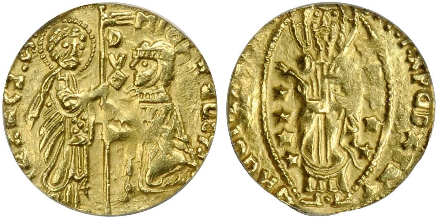 Дукат 1400-1413 Генуэзское подражание