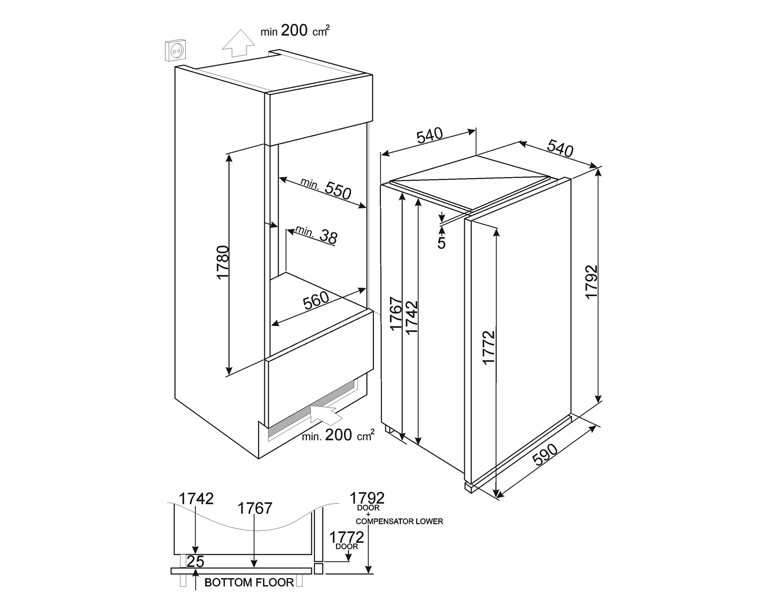 Встраиваемый холодильник Gorenje rki4182e1 схема монтажа. Встраиваемый холодильник габариты встройки. Холодильник Asko rf31831i схема встраивания. Встраиваемый холодильник DEXP bib420ama схема встраивания. Размер под встраиваемый холодильник