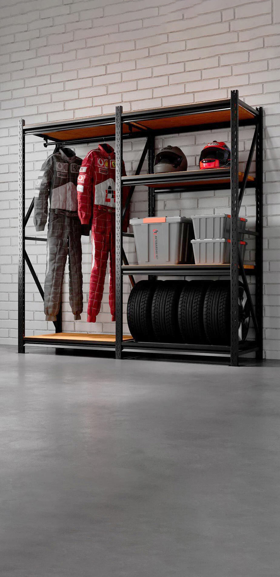 Описание, фото, параметры, схемы сборки напольных стеллажей