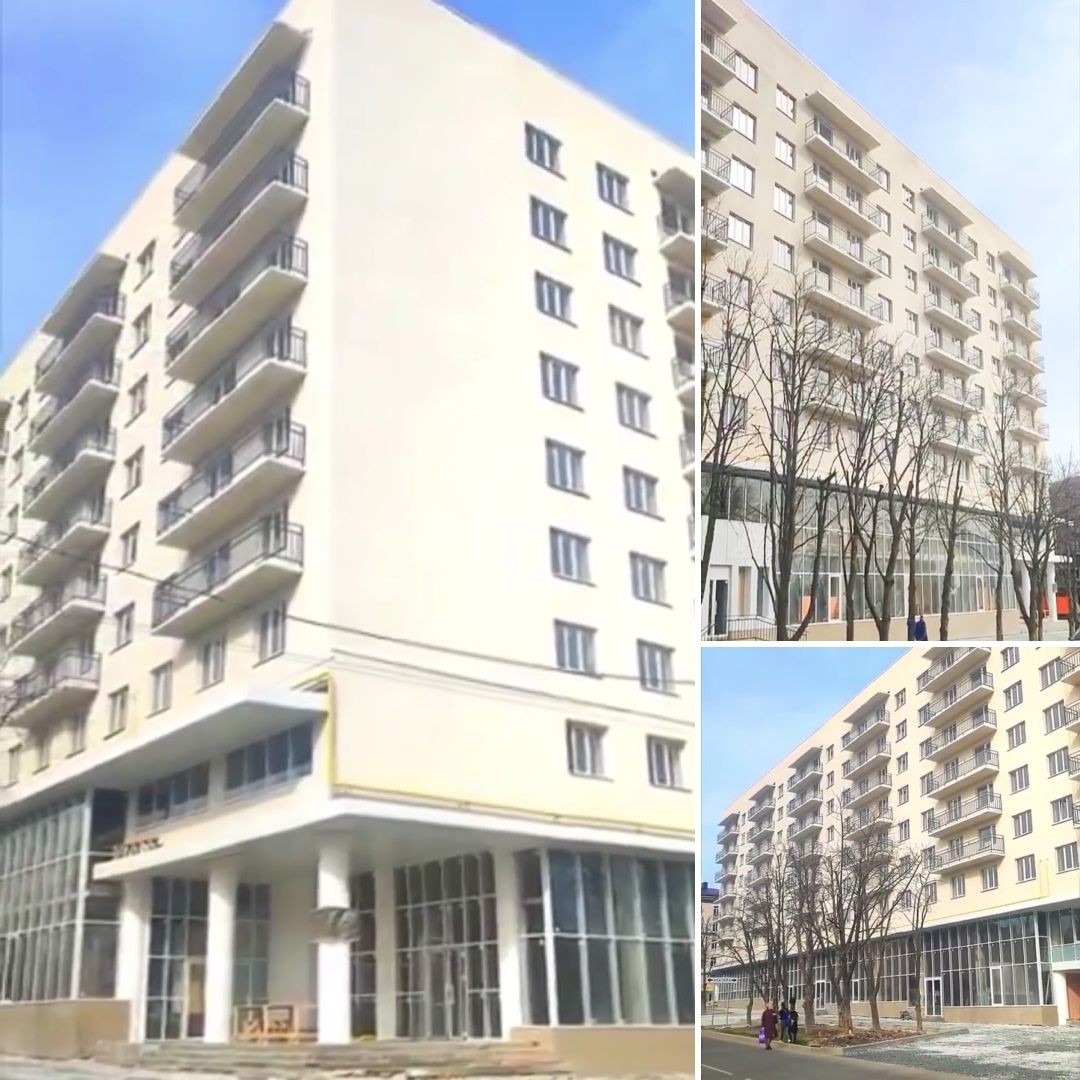 Мариуполь. Восстановление фасадов многоквартирных домов при помощи БРОНЯ