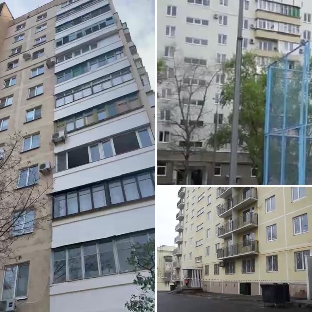 Мариуполь. Восстановление фасадов многоквартирных домов при помощи БРОНЯ