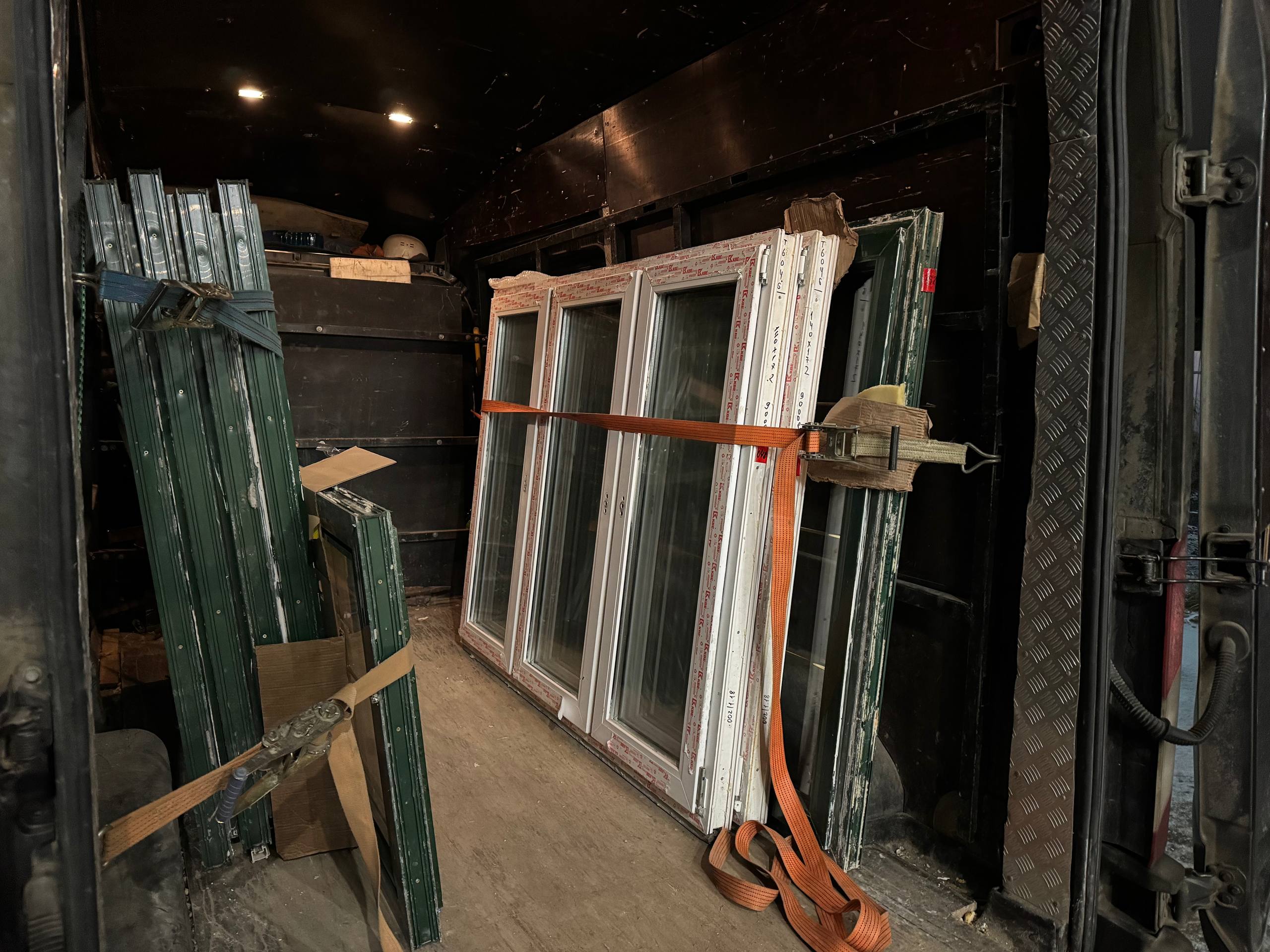 Погрузка окон