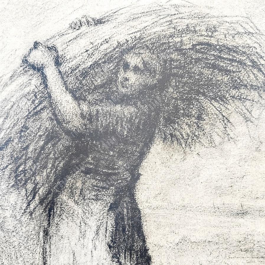 [Albertina facsimile] Милле Ж.-Ф. Сборщица колосьев. Гелиогравюра. ХХ в. / У дяди Гиляя