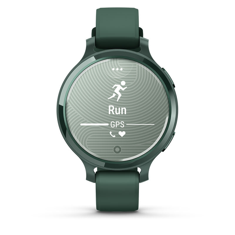 Умные часы Garmin Lily 2 Active серебряного цвета с фиолетовым ремешком: ВСТРОЕННЫЙ GPS